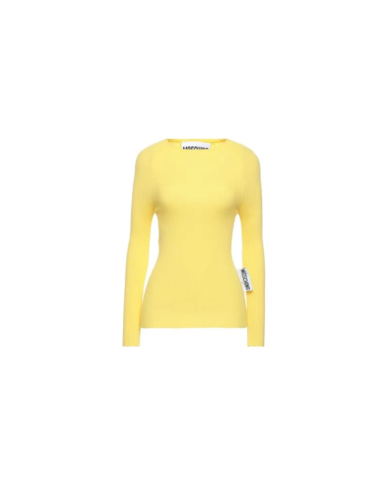 Moschino STRICKWAREN - Pulloverauf YOOX.COM Pastellgelb