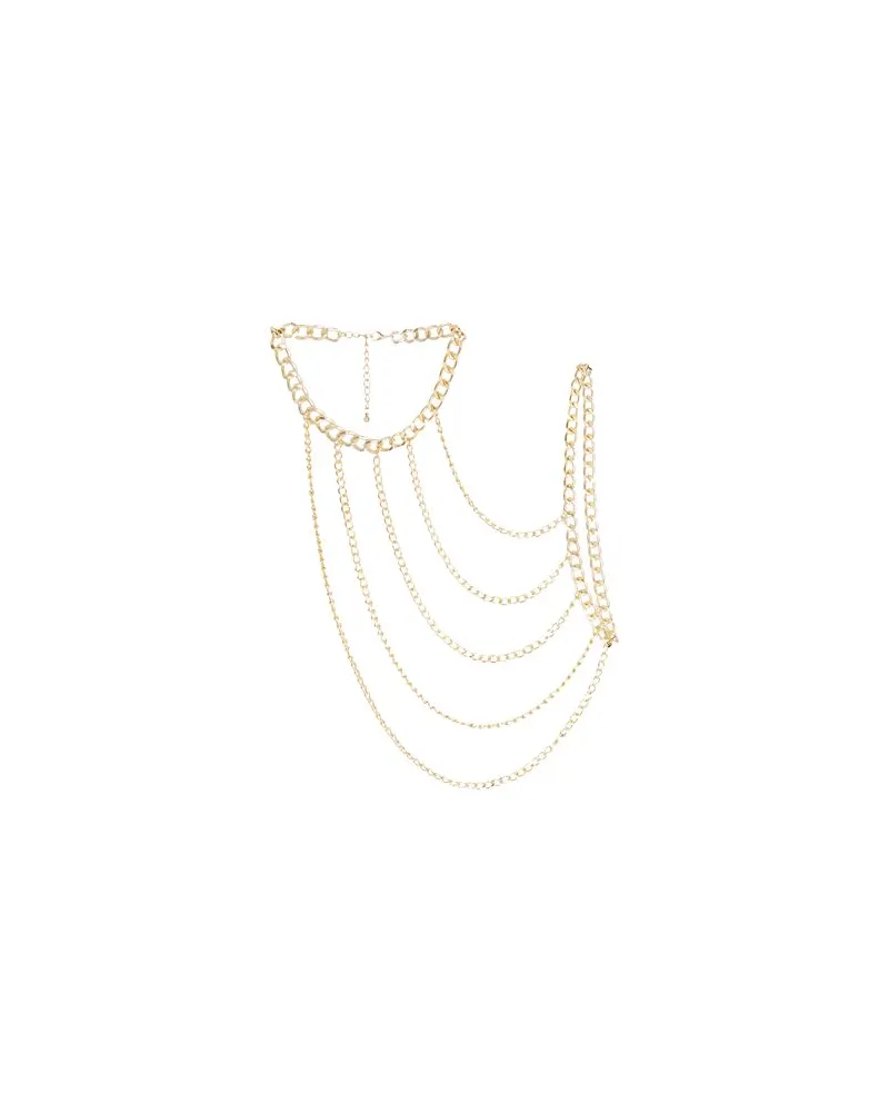 8 by Yoox CHAIN MONOSHOULDER BODY JEWEL  - SCHMUCK und UHREN - Body Jewelsauf YOOX.COM Gold
