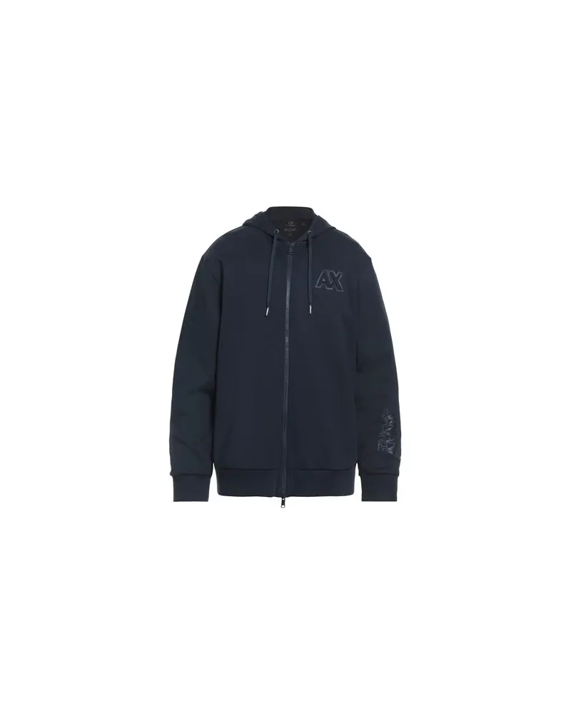 Armani Exchange TOPS - Sweatshirtsauf YOOX.COM Nachtblau