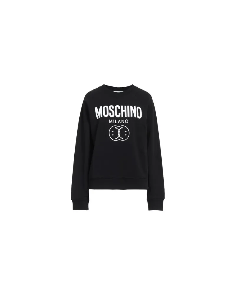 Moschino COUTURE X SMILEY WORLD®  - TOPS - Sweatshirtsauf YOOX.COM Schwarz
