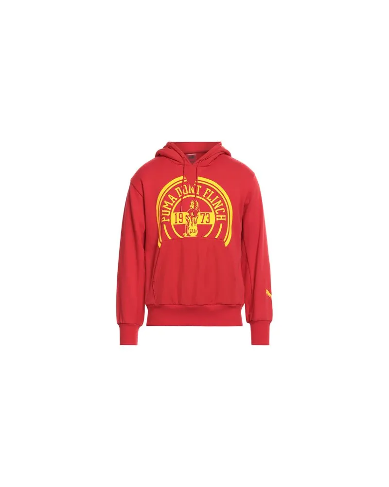 Puma TOPS - Sweatshirtsauf YOOX.COM Tomatenrot