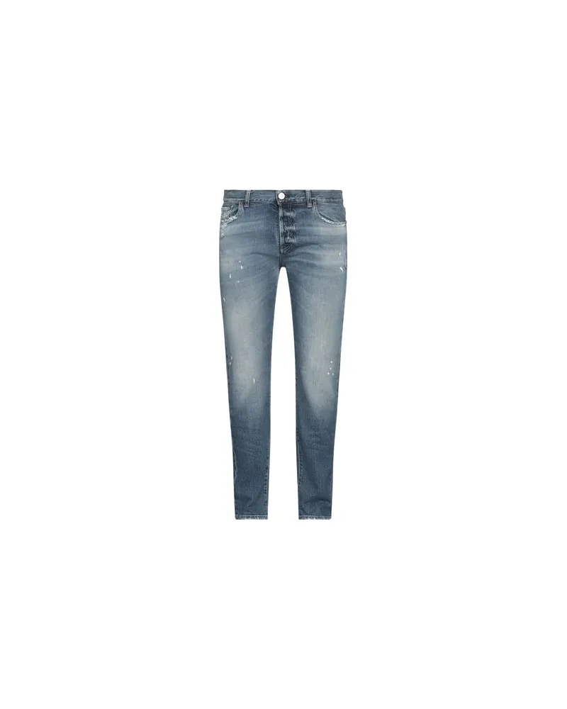 PMDS PREMIUM MOOD DENIM SUPERIOR HOSEN & RÖCKE - Jeanshosenauf YOOX.COM Blau