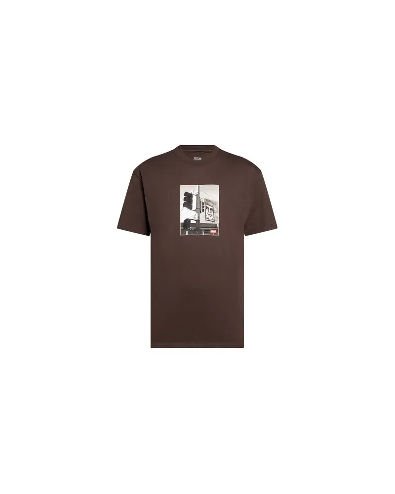 Obey TOPS - T-shirtsauf YOOX.COM Dunkelbraun