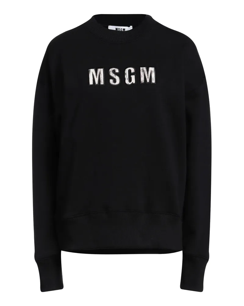 MSGM Sweatshirt Schwarz