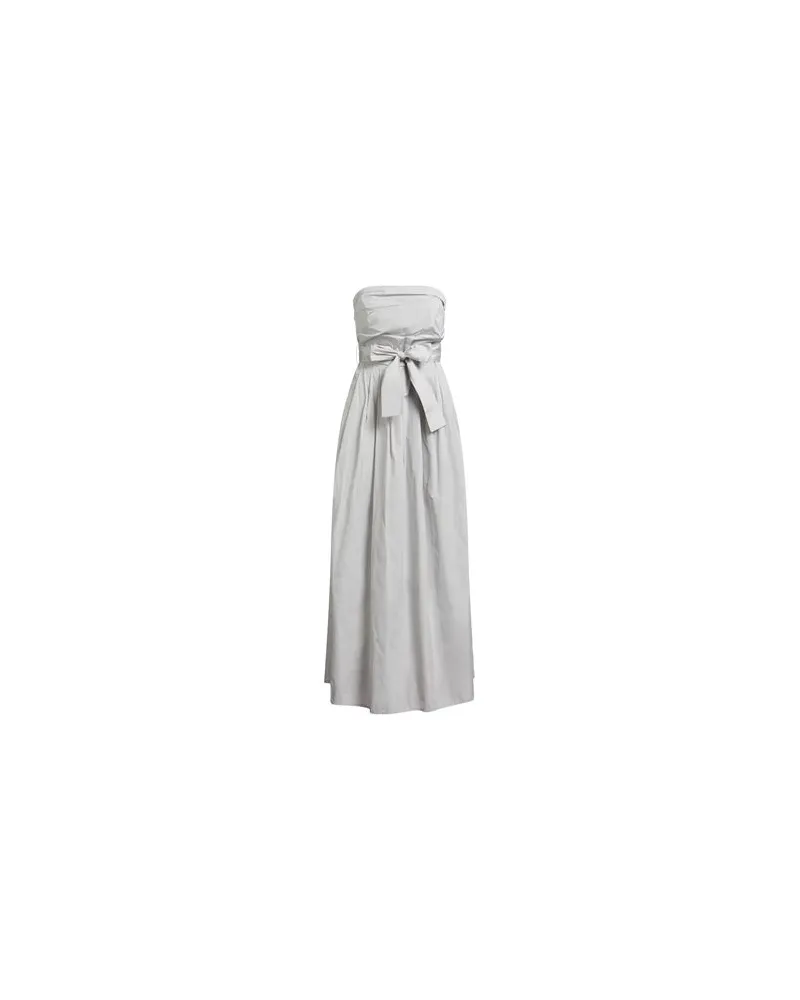 Caractère KLEIDER - Maxi-Kleiderauf YOOX.COM Hellgrau