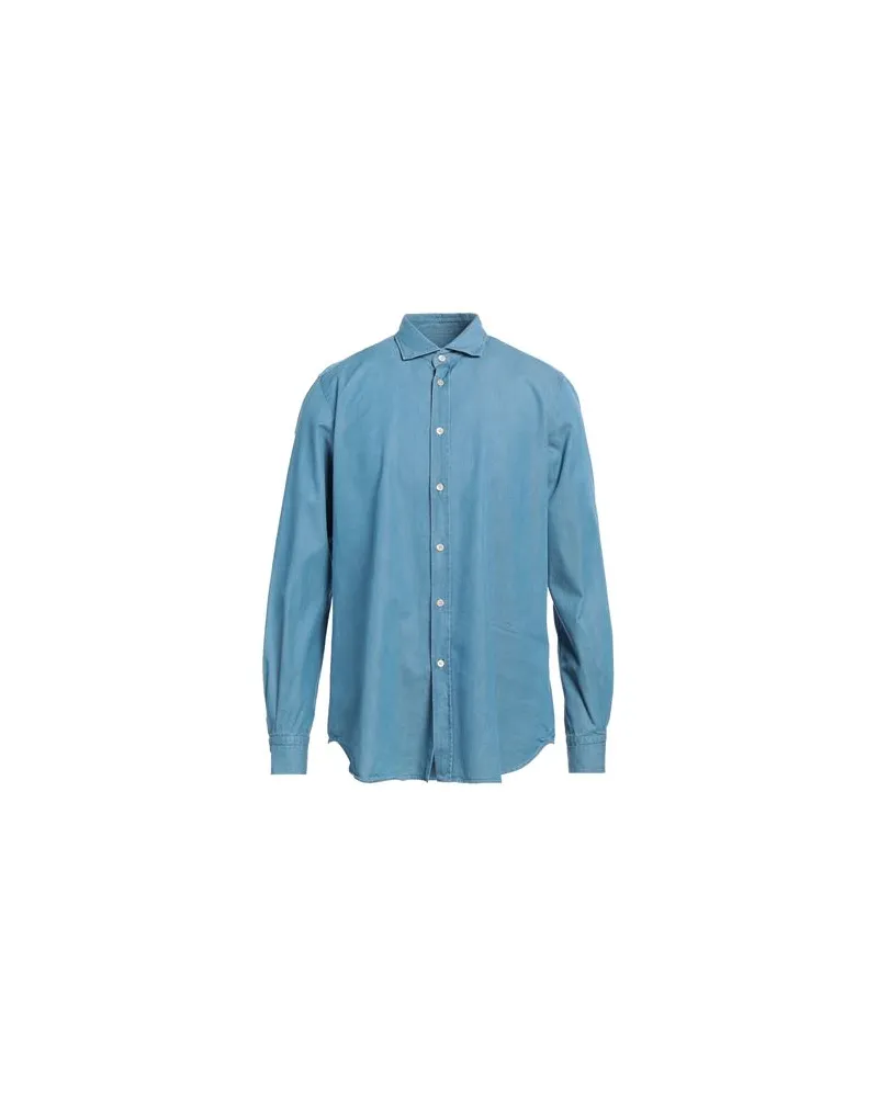 Boglioli TOPS - Jeanshemdenauf YOOX.COM Blau