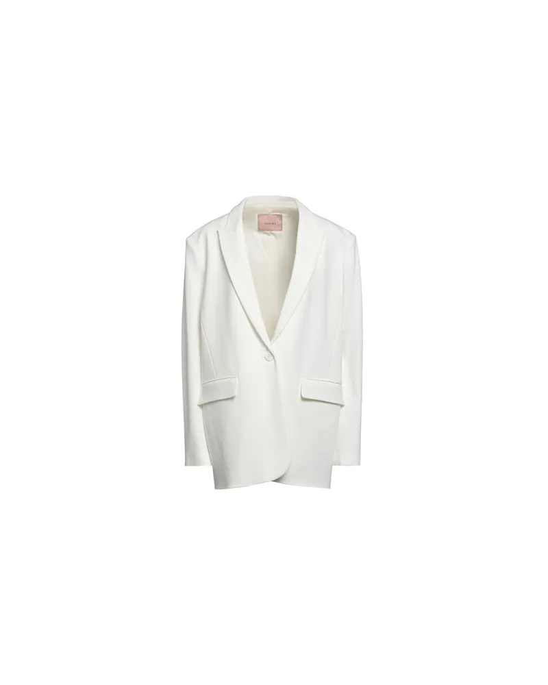 Twin-Set ANZÜGE und CO-ORDS - Blazersauf YOOX.COM Cremeweiß