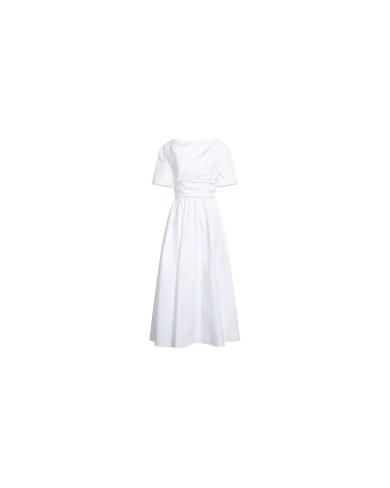 DEL CORE KLEIDER - Midi-Kleiderauf YOOX.COM Weiß