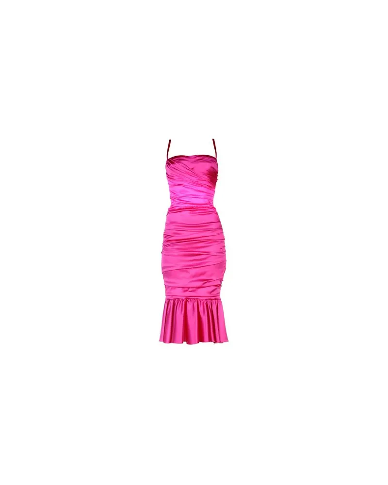 Dolce & Gabbana KLEIDER - Midi-Kleiderauf YOOX.COM Fuchsia