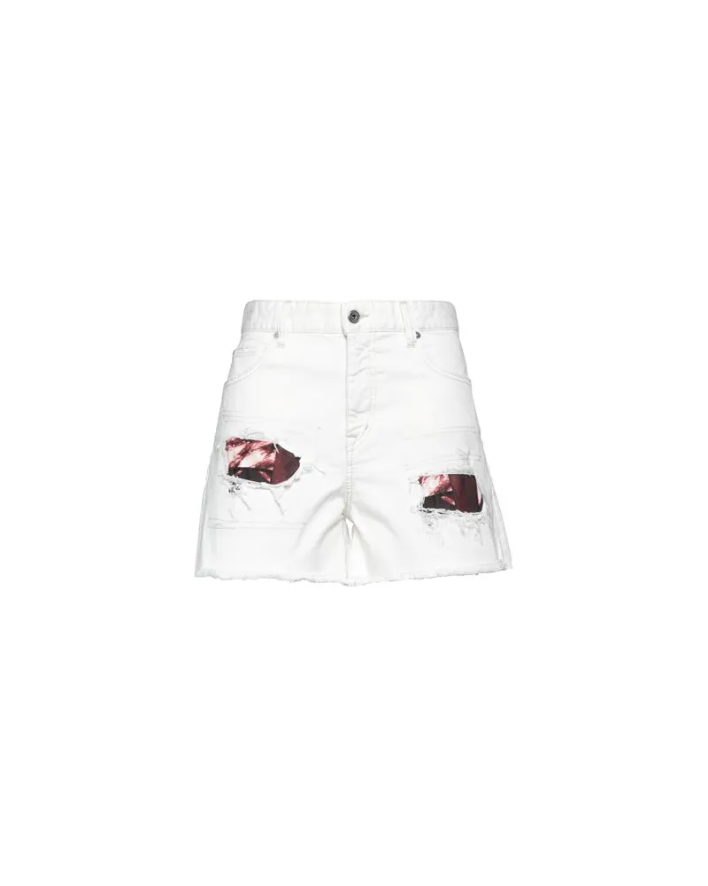 Just Cavalli HOSEN & RÖCKE - Jeansshortsauf YOOX.COM Weiß