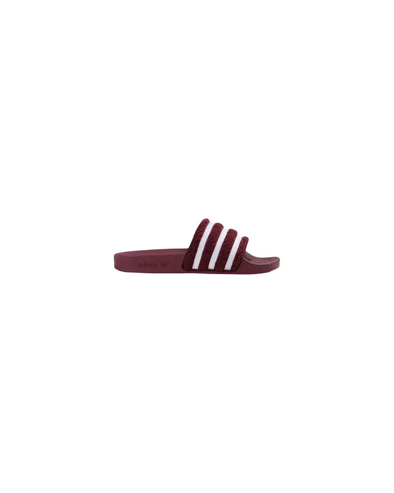 adidas ADILETTE W   - SCHUHE - Sandalenauf YOOX.COM Bordeaux