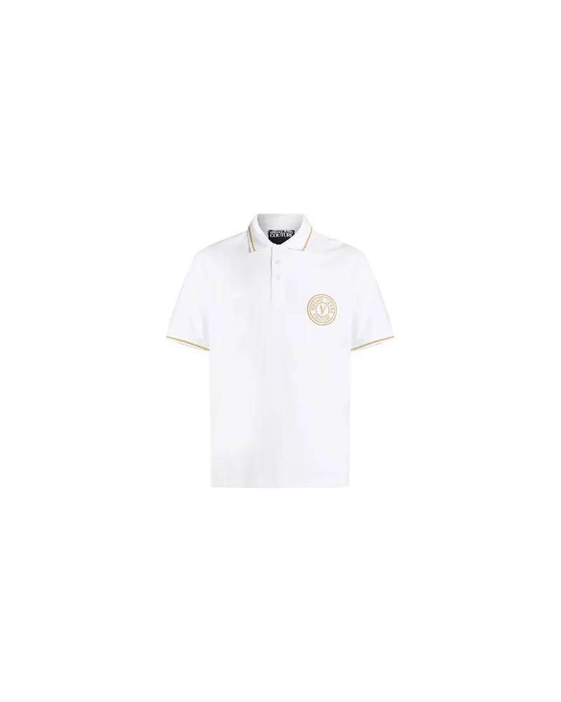 Versace Jeans TOPS - Poloshirtsauf YOOX.COM Weiß