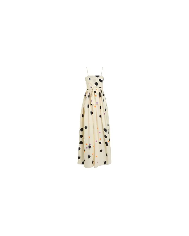 HACHE KLEIDER - Maxi-Kleiderauf YOOX.COM Cremeweiß