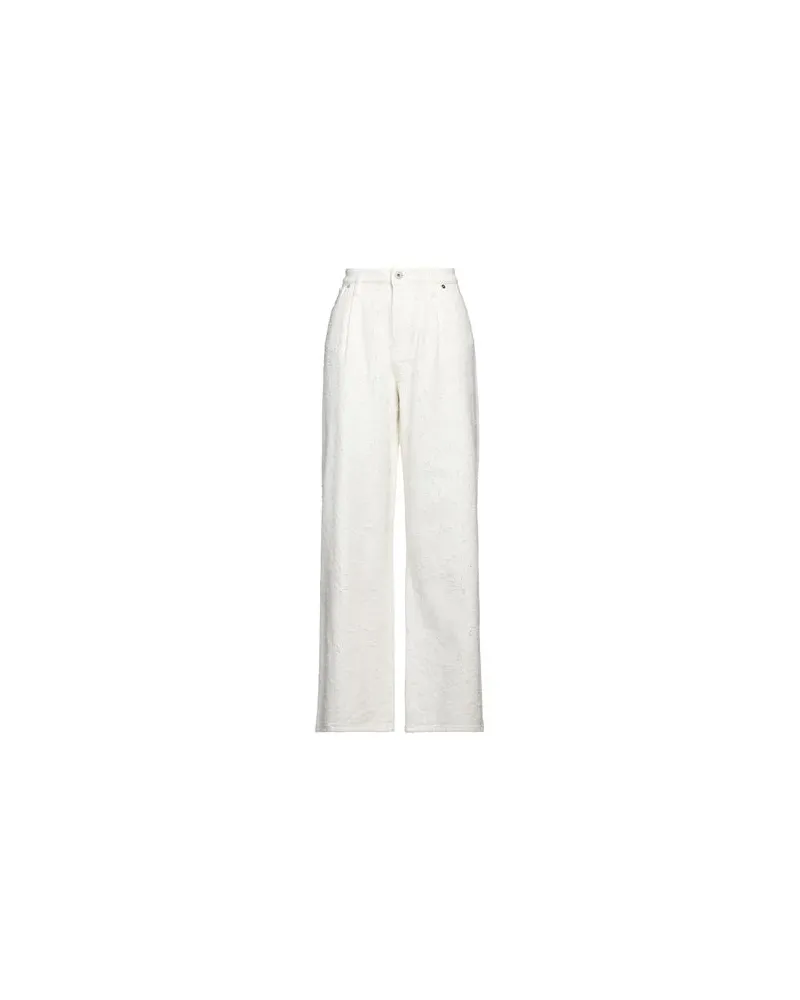HALFBOY HOSEN & RÖCKE - Jeanshosenauf YOOX.COM Weiß