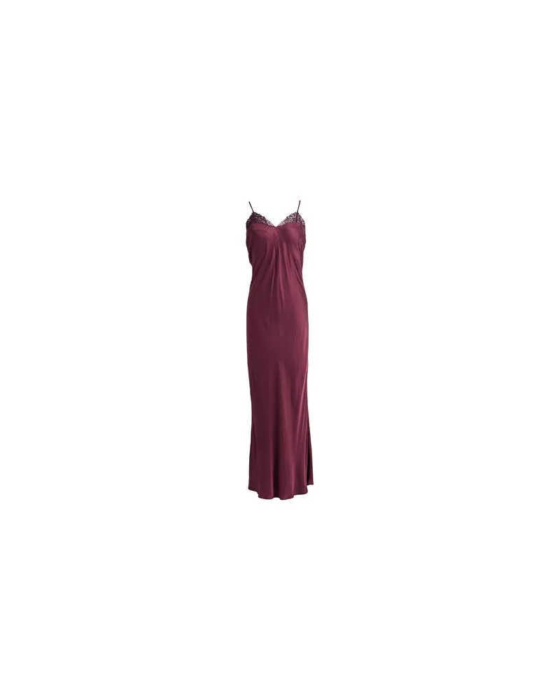 Twin-Set KLEIDER - Maxi-Kleiderauf YOOX.COM Pflaume