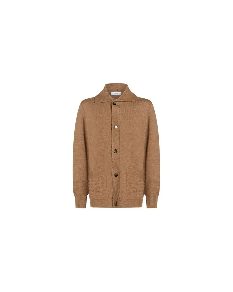 LARDINI STRICKWAREN - Strickjackenauf YOOX.COM Hellbraun