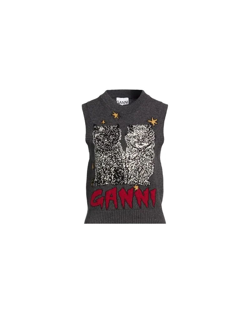 Ganni STRICKWAREN - Pulloverauf YOOX.COM Braungrau