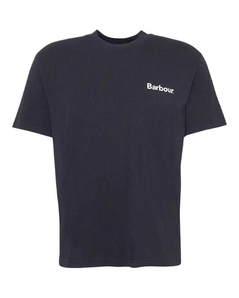 Barbour T-shirts Schwarz