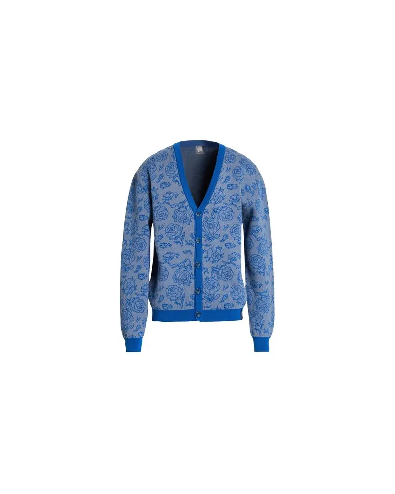 Santa Cruz STRICKWAREN - Strickjackenauf YOOX.COM Taubenblau