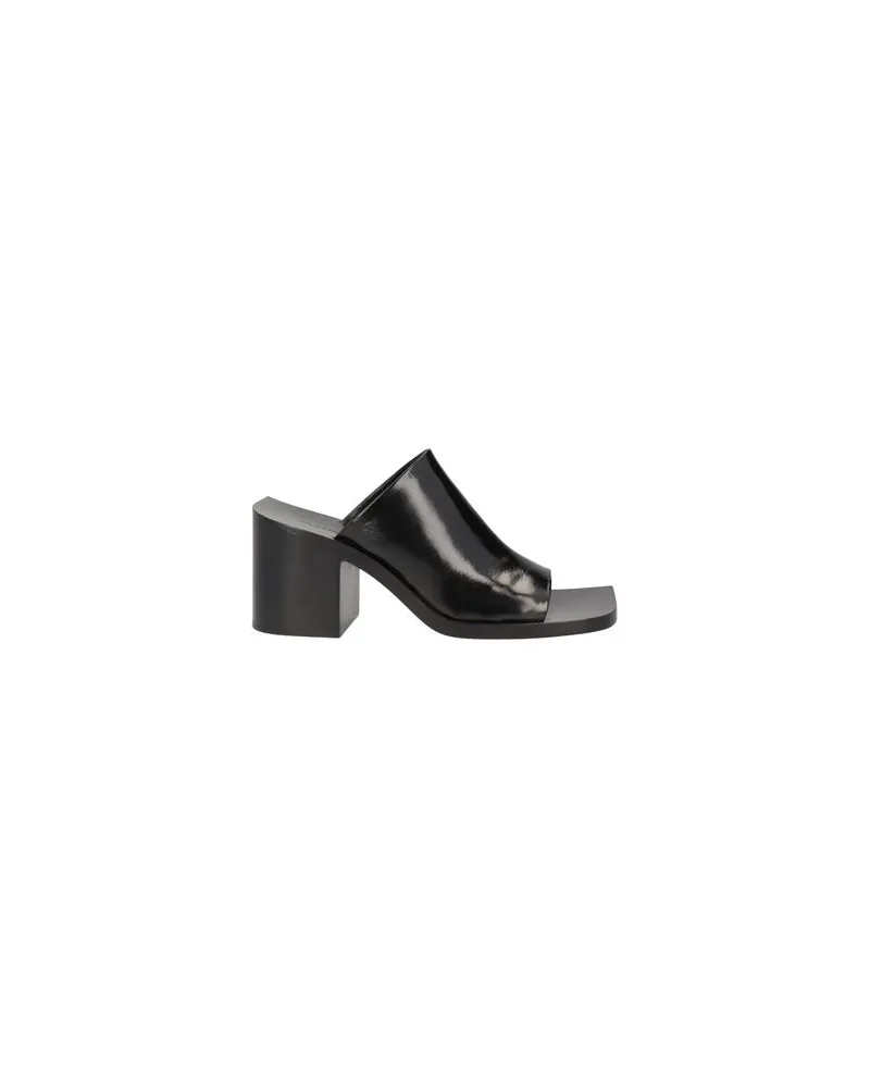 Jil Sander SCHUHE - Sandalenauf YOOX.COM Schwarz