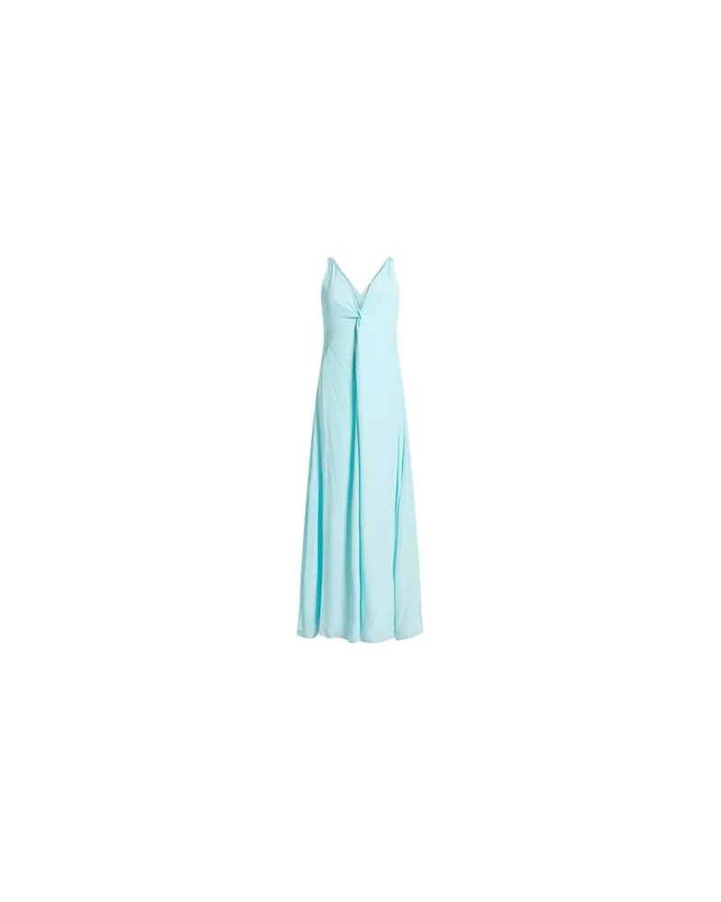 Blumarine KLEIDER - Maxi-Kleiderauf YOOX.COM Himmelblau