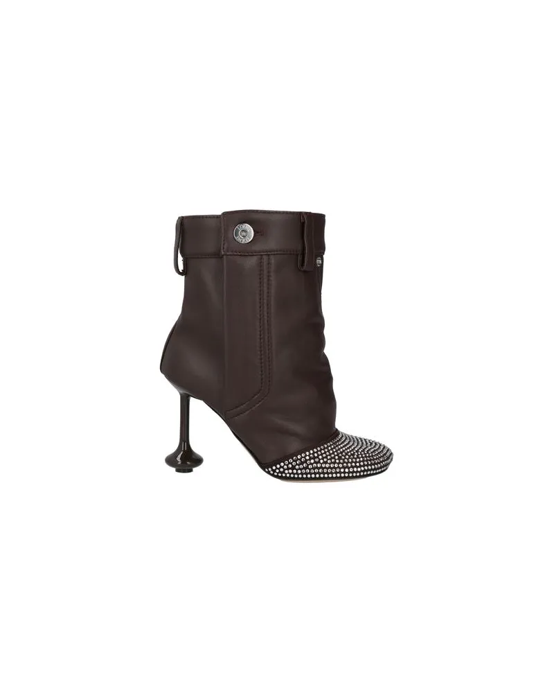 Loewe SCHUHE - Stiefelettenauf YOOX.COM Dunkelbraun