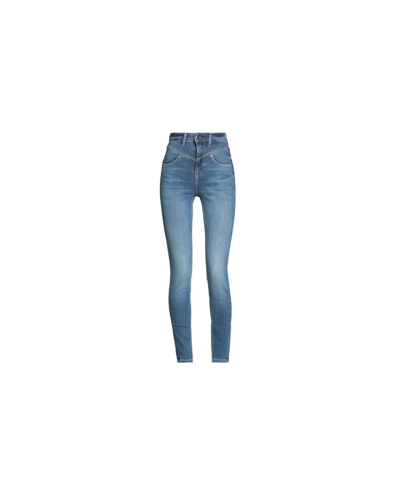Guess HOSEN & RÖCKE - Jeanshosenauf YOOX.COM Blau