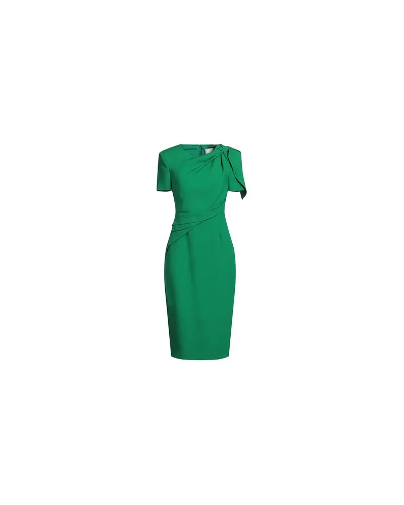 Roland Mouret KLEIDER - Midi-Kleiderauf YOOX.COM Smaragdgrün