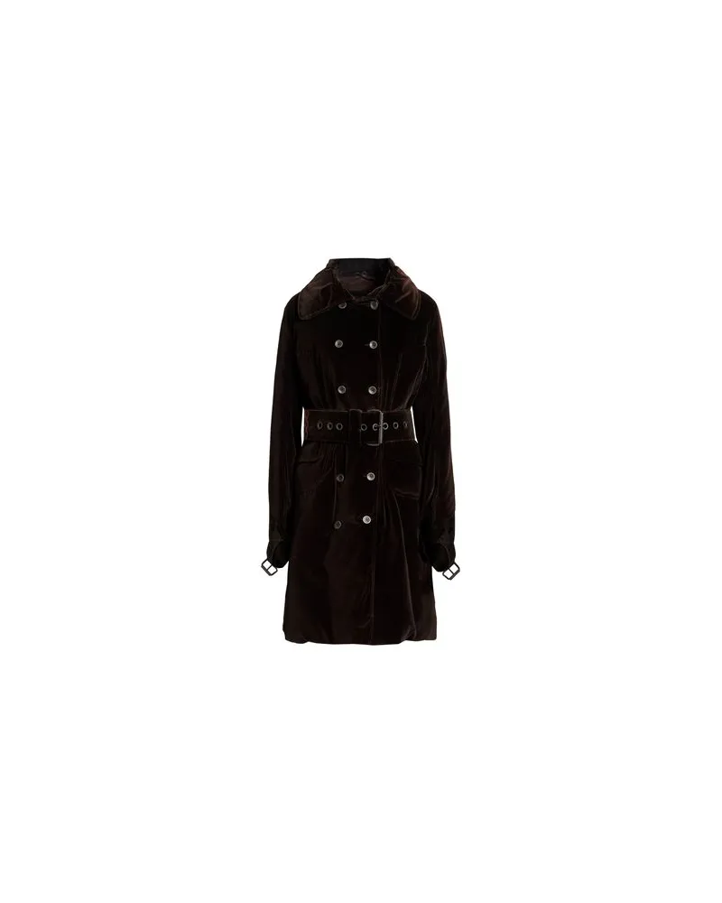 Ermanno Scervino JACKEN & MÄNTEL - Mäntelauf YOOX.COM Dunkelbraun