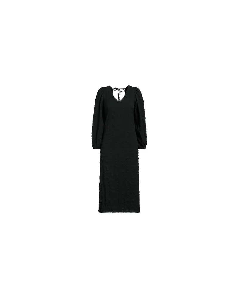 Samsøe & Samsøe KLEIDER - Midi-Kleiderauf YOOX.COM Dunkelgrün