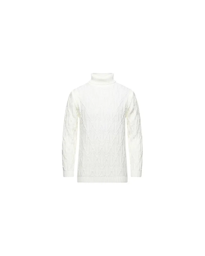 Les Copains STRICKWAREN - Rollkragenpulloverauf YOOX.COM Weiß