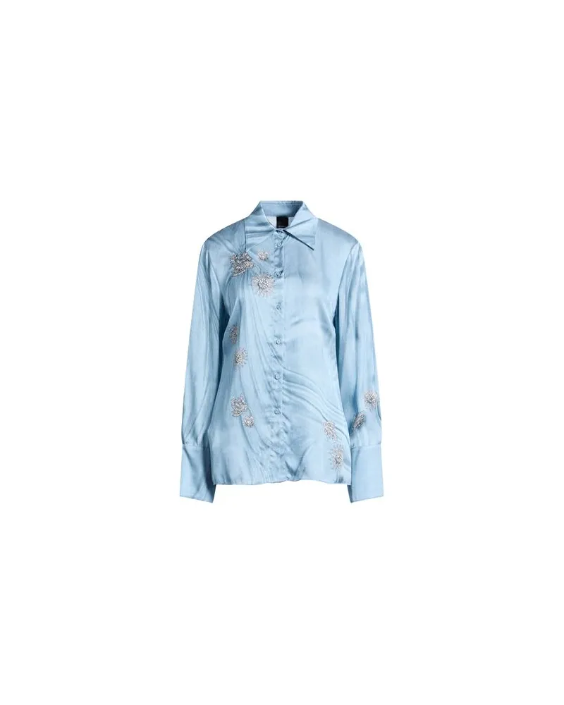 Pinko TOPS - Hemdenauf YOOX.COM Azurblau