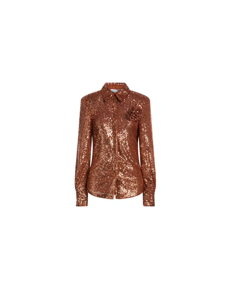 Blumarine TOPS - Hemdenauf YOOX.COM Braun