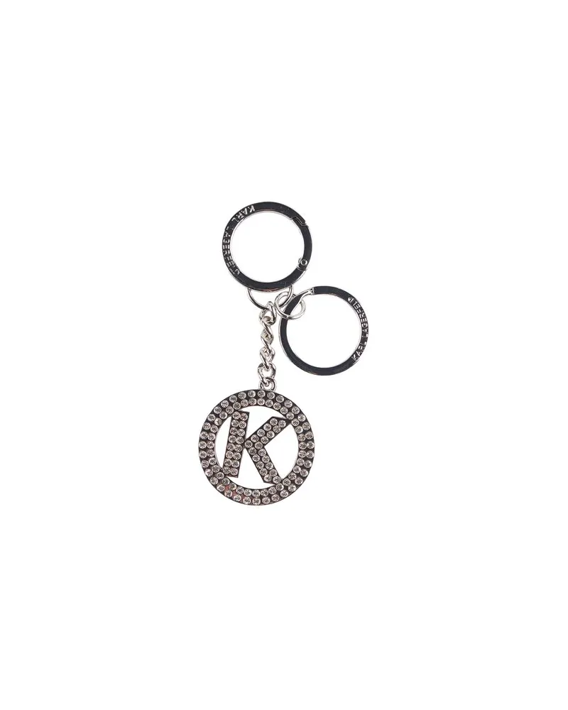 Karl Lagerfeld Kleinlederwaren - Schlüsselanhängerauf YOOX.COM Silber