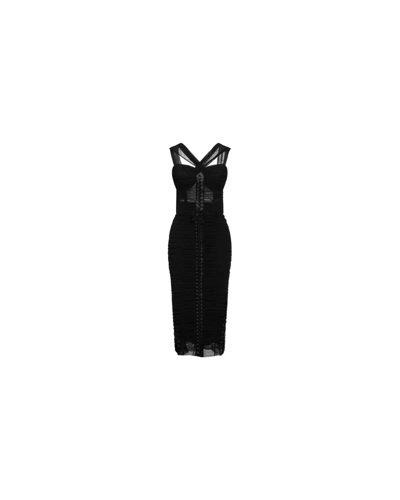 Dolce & Gabbana KLEIDER - Midi-Kleiderauf YOOX.COM Schwarz