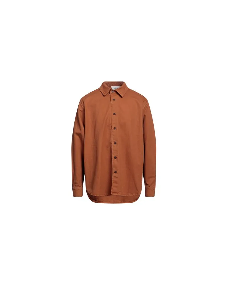 American Vintage TOPS - Jeanshemdenauf YOOX.COM Braun