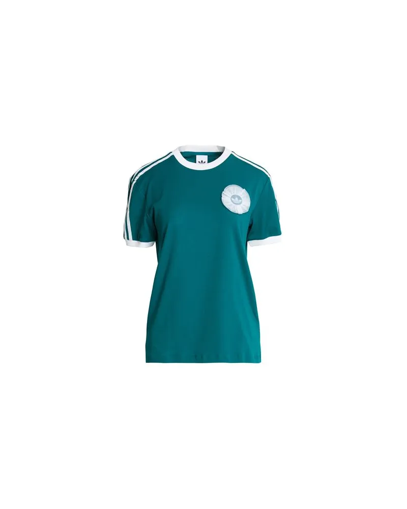 adidas TOPS - T-shirtsauf YOOX.COM Smaragdgrün