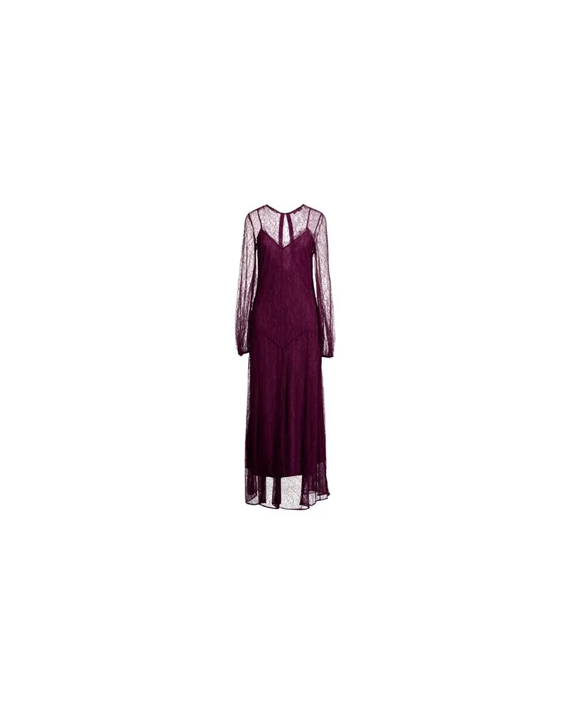 Twin-Set KLEIDER - Maxi-Kleiderauf YOOX.COM Pflaume