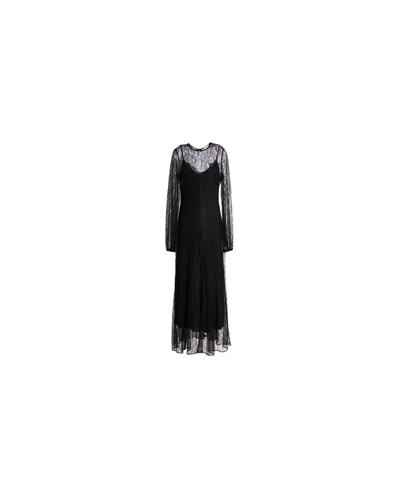 Twin-Set KLEIDER - Maxi-Kleiderauf YOOX.COM Schwarz