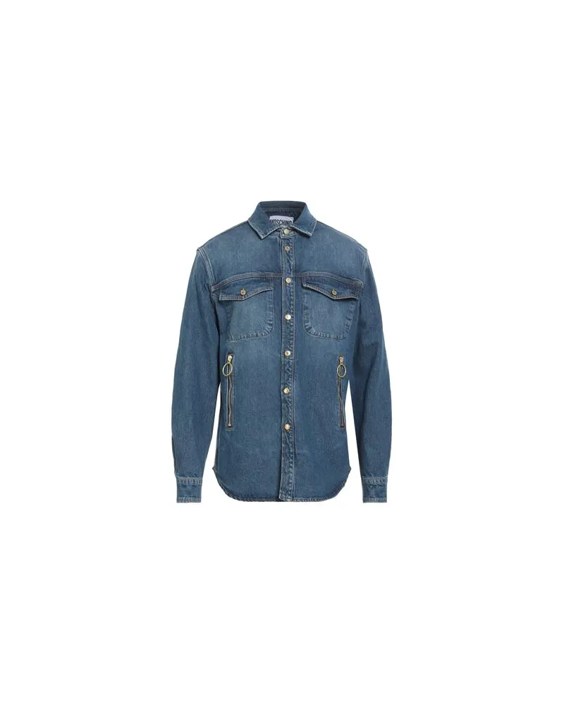 Moschino COUTURE - TOPS - Jeanshemdenauf YOOX.COM Blau