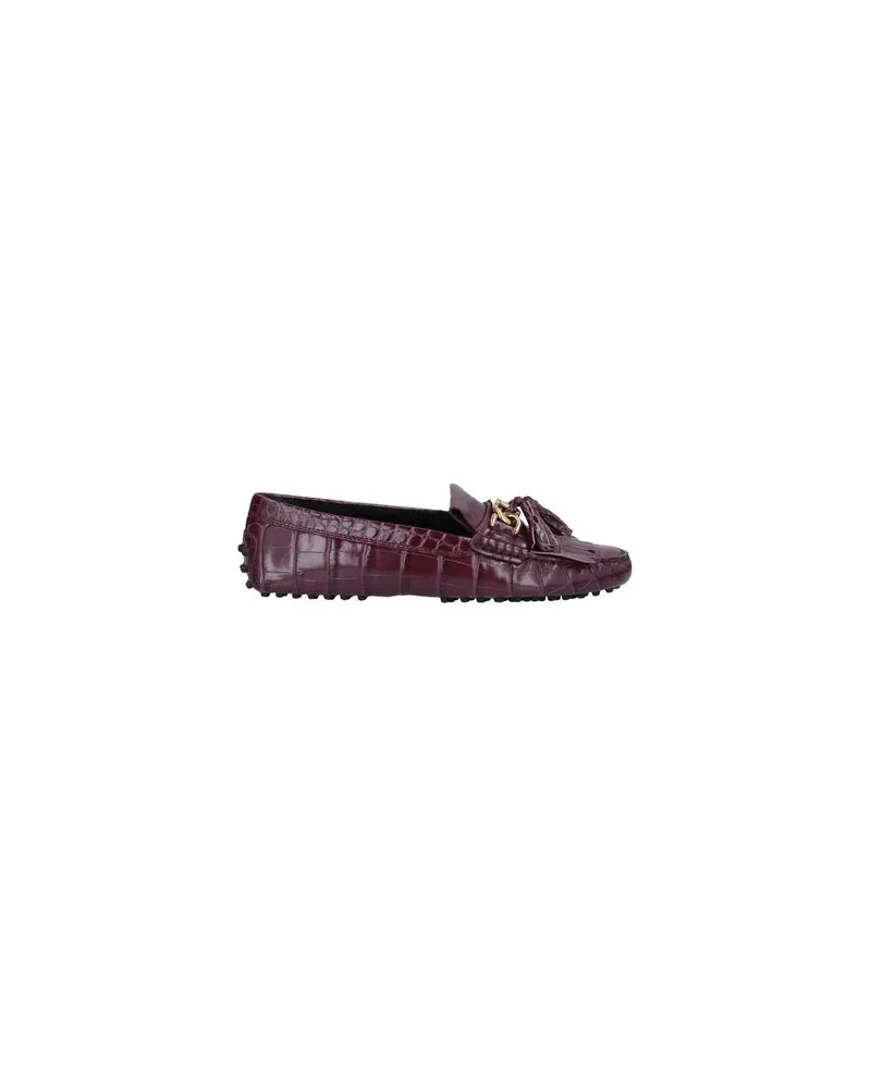 TOD'S SCHUHE - Mokassinsauf YOOX.COM Pflaume