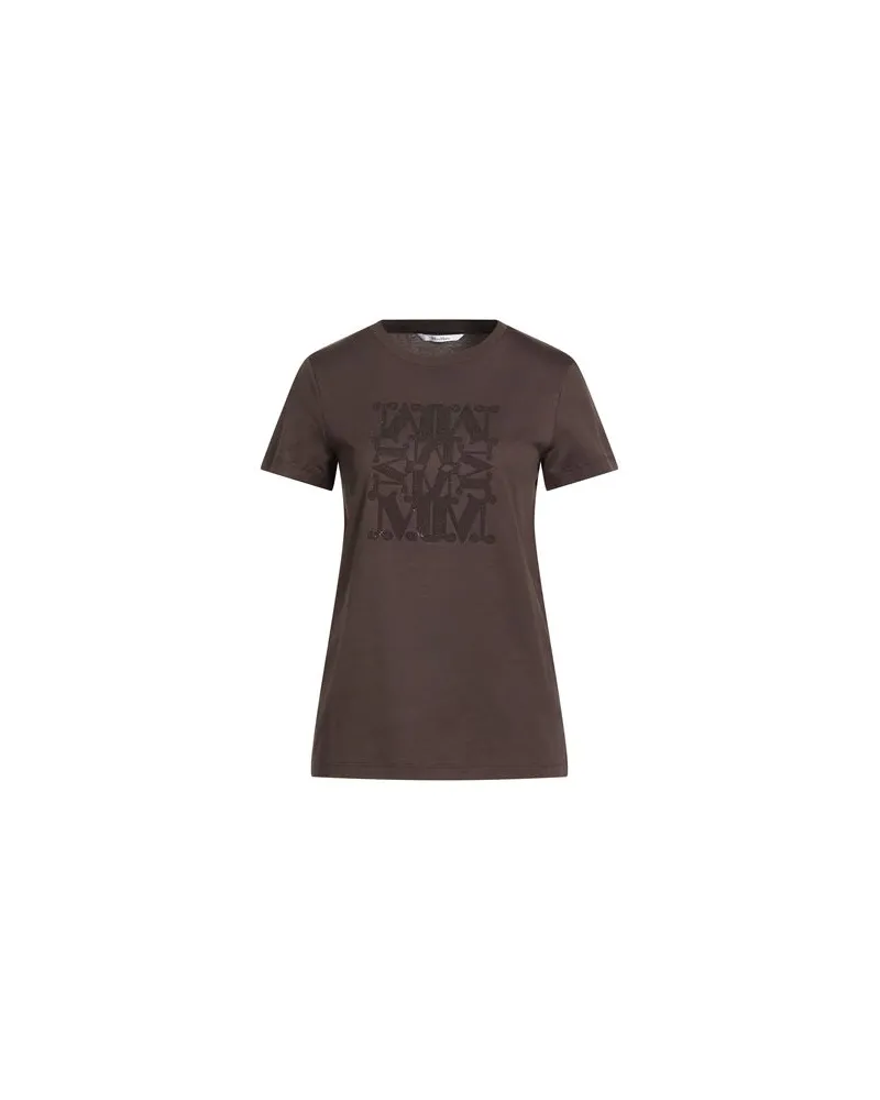 Max Mara TOPS - T-shirtsauf YOOX.COM Dunkelbraun