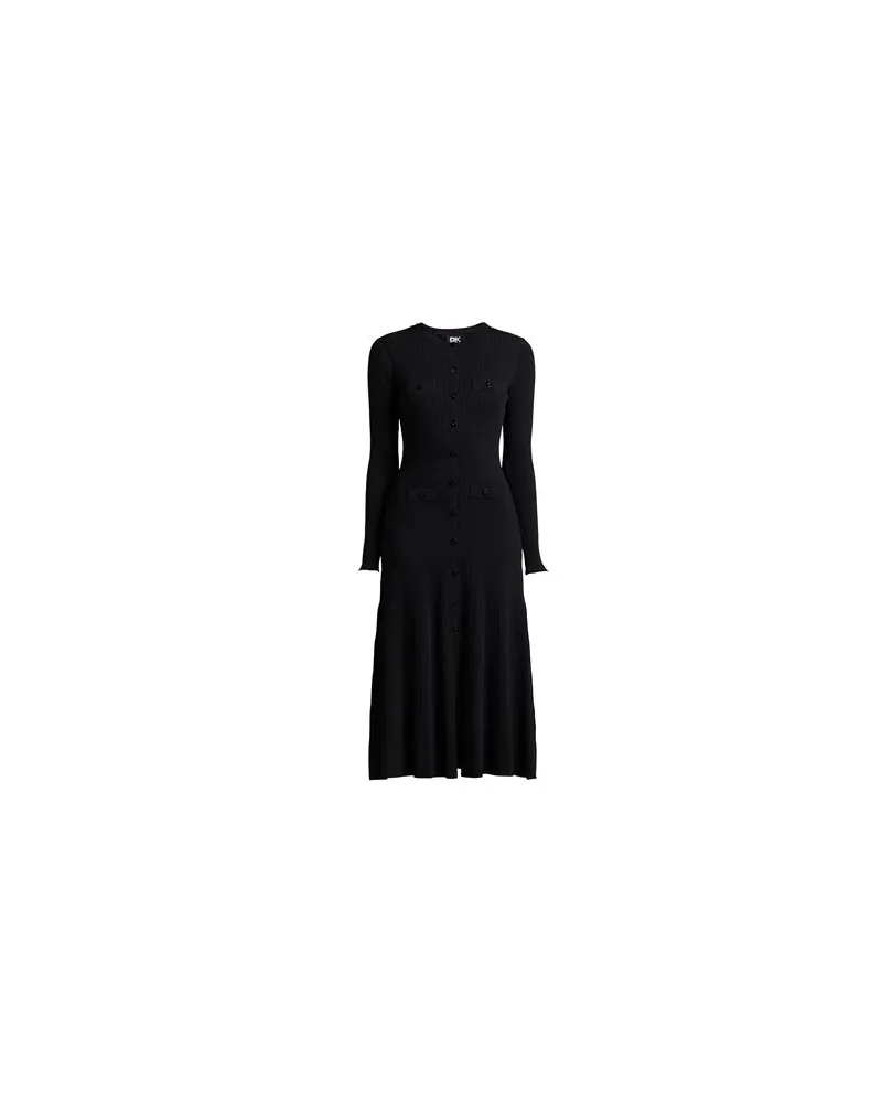 DKNY KLEIDER - Midi-Kleiderauf YOOX.COM Schwarz