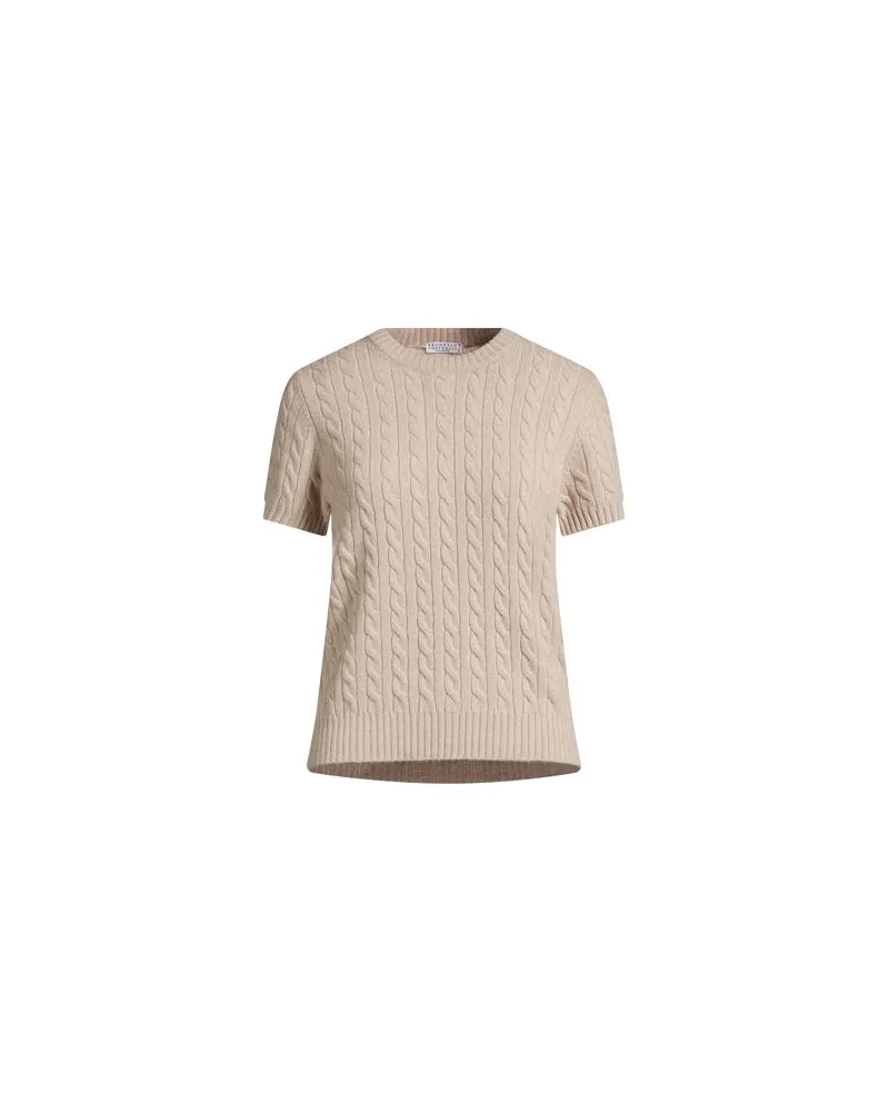 Brunello Cucinelli STRICKWAREN - Pulloverauf YOOX.COM Beige