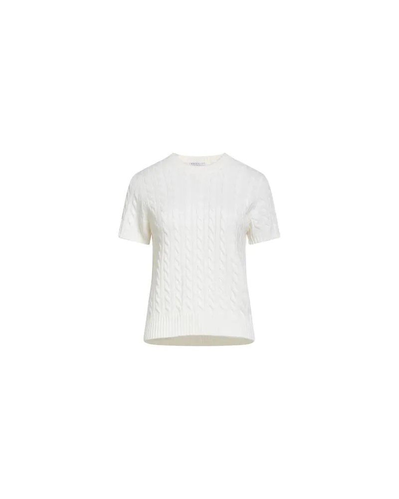 Brunello Cucinelli STRICKWAREN - Pulloverauf YOOX.COM Elfenbein