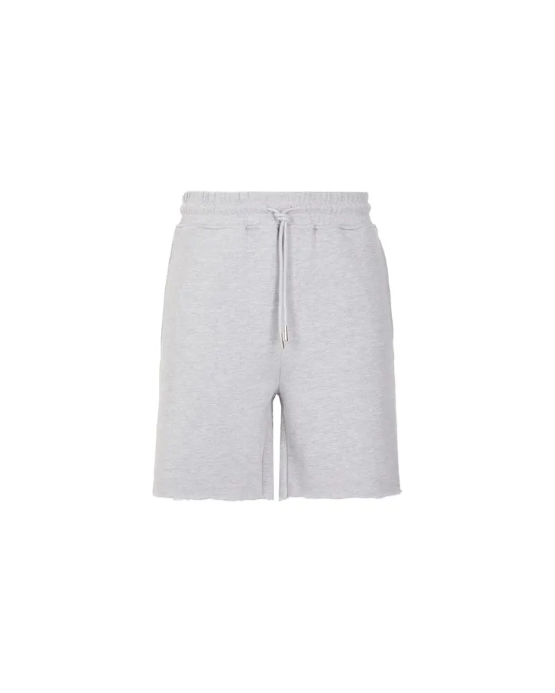 8 by Yoox ORGANIC COTTON PULL-ON SHORTS	 - HOSEN & RÖCKE - Shorts & Bermudashortsauf YOOX.COM Grau
