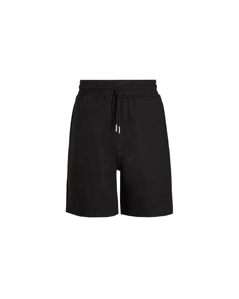 8 by Yoox ORGANIC COTTON PULL-ON SHORTS	 - HOSEN & RÖCKE - Shorts & Bermudashortsauf YOOX.COM Schwarz