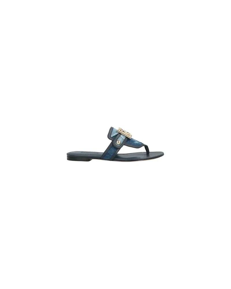 Dolce & Gabbana SCHUHE - Zehentrennerauf YOOX.COM Blau