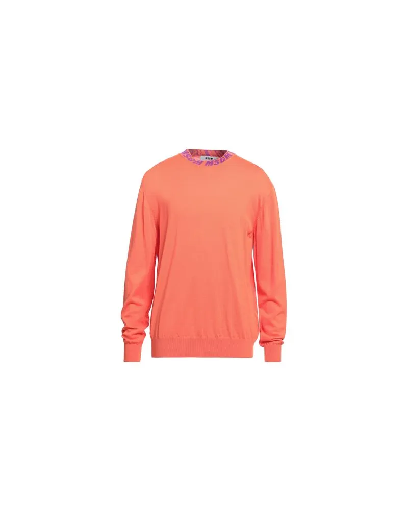 MSGM STRICKWAREN - Pulloverauf YOOX.COM Orange