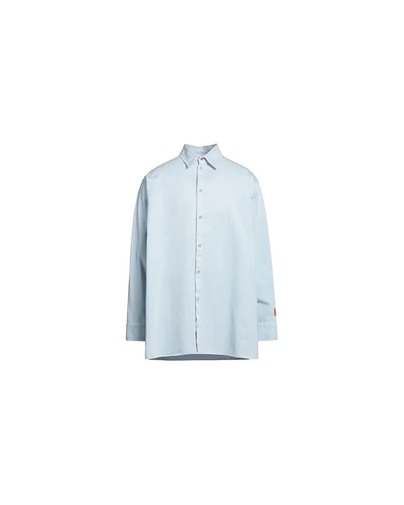 Heron Preston TOPS - Hemdenauf YOOX.COM Hellblau
